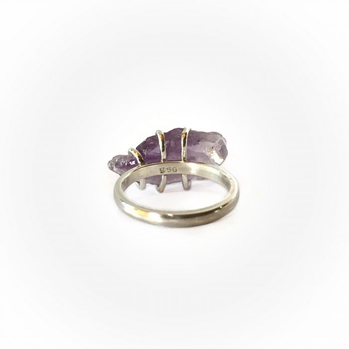 Anillo Grifas amatista en bruto - Imagen 3