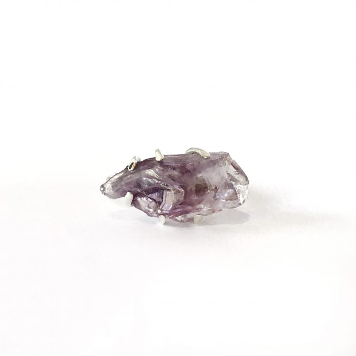 Anillo Grifas amatista en bruto - Imagen 2