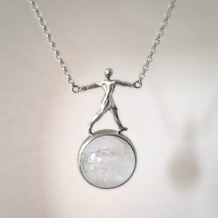 Collar Personita sobre mundo cuarzo - Imagen 2